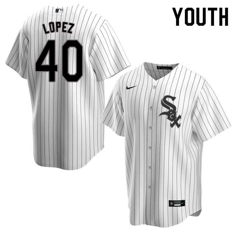 Nike Youth #40 Reynaldo Lopez Chicago White Sox Baseball Jerseys Sale-Pinstripe